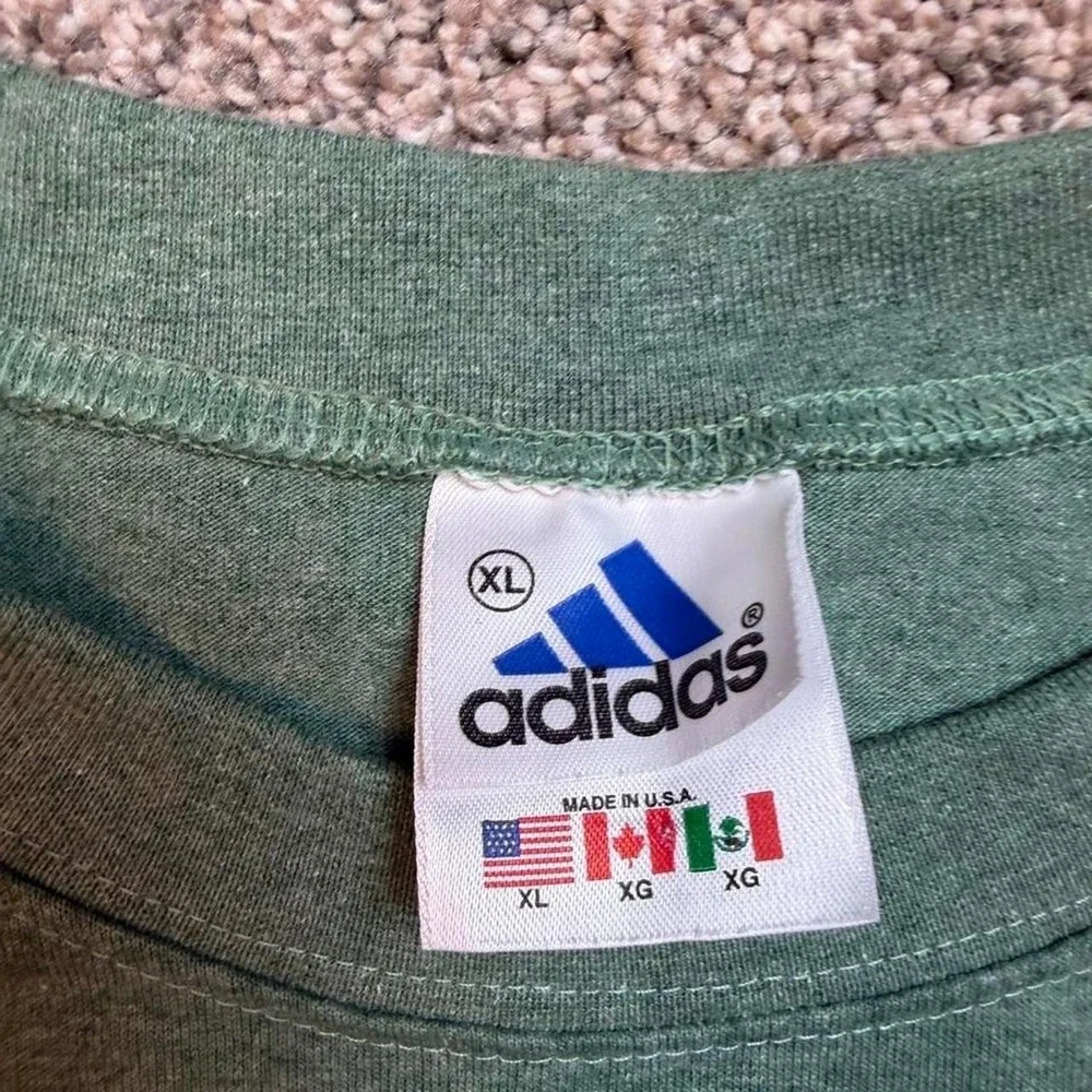 Vintage 90s Adidas three stripe sportswear tshirt size XL